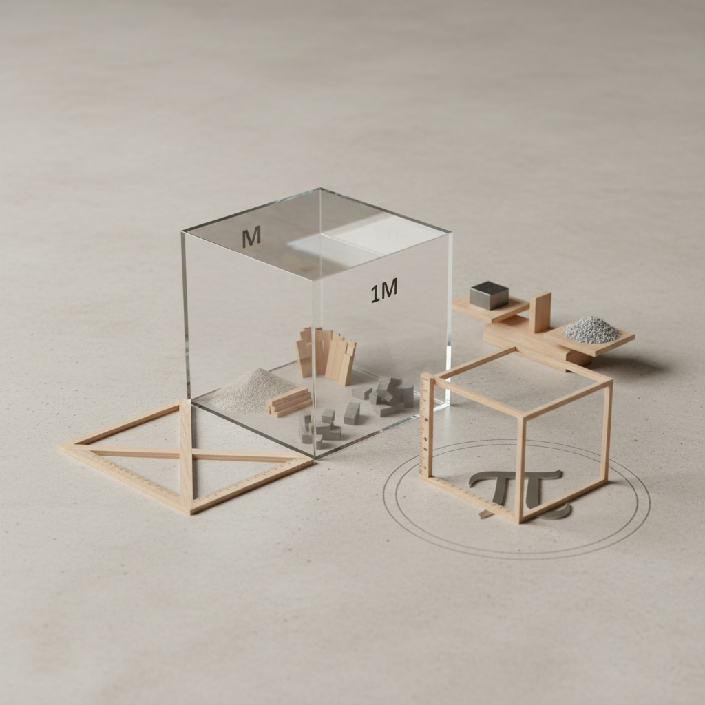 Kaip apskaičiuoti kubus: paprasta formulė statyboms