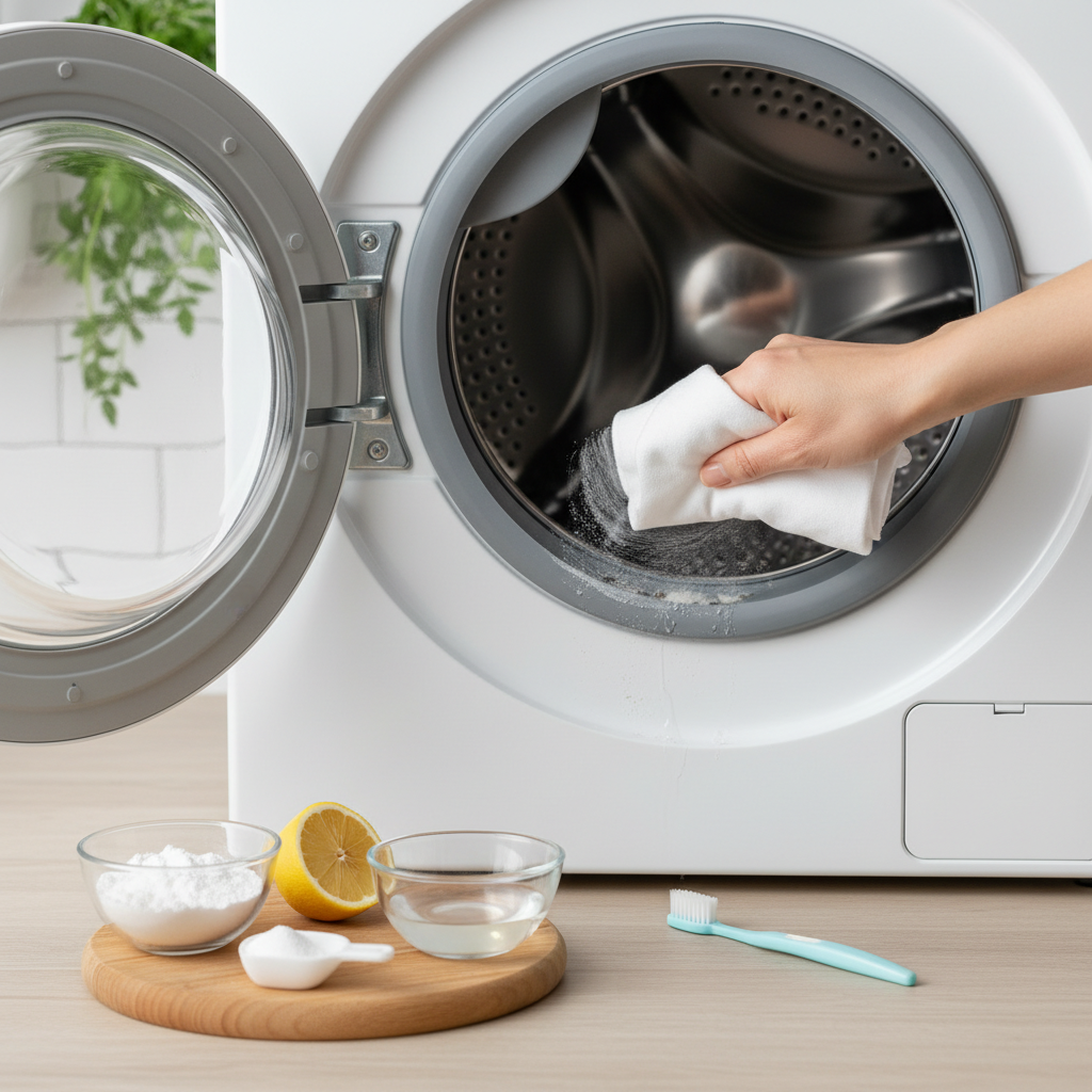 Kaip išvalyti skalbimo mašiną: pakaks kelių pigių priemonių