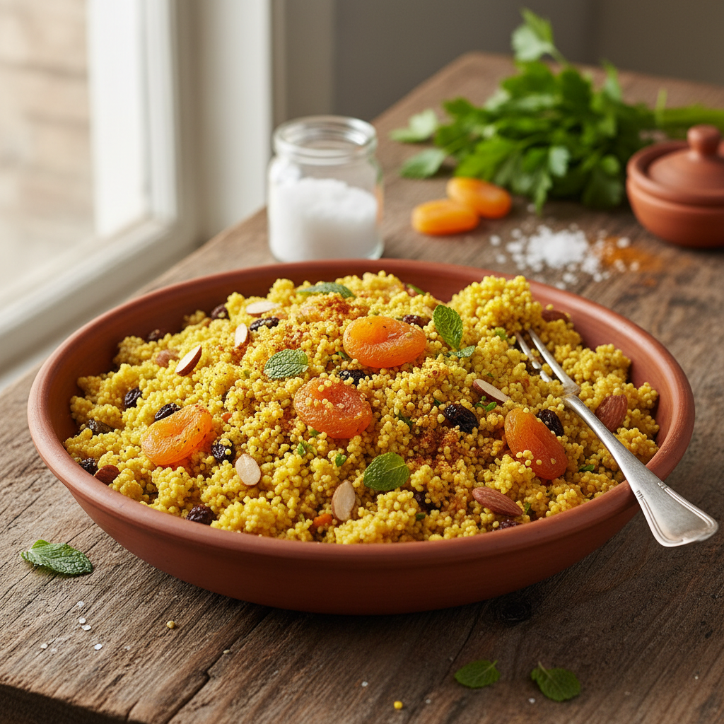 Kaip paruošti birų kuskusą: paprastas ir greitas būdas