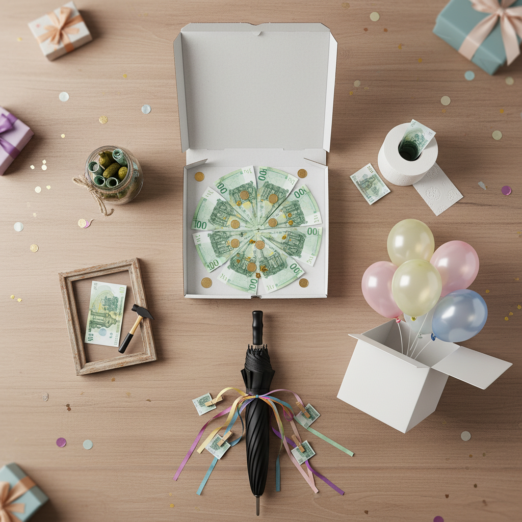 Pamirškite vokelius: originalūs būdai dovanoti pinigus