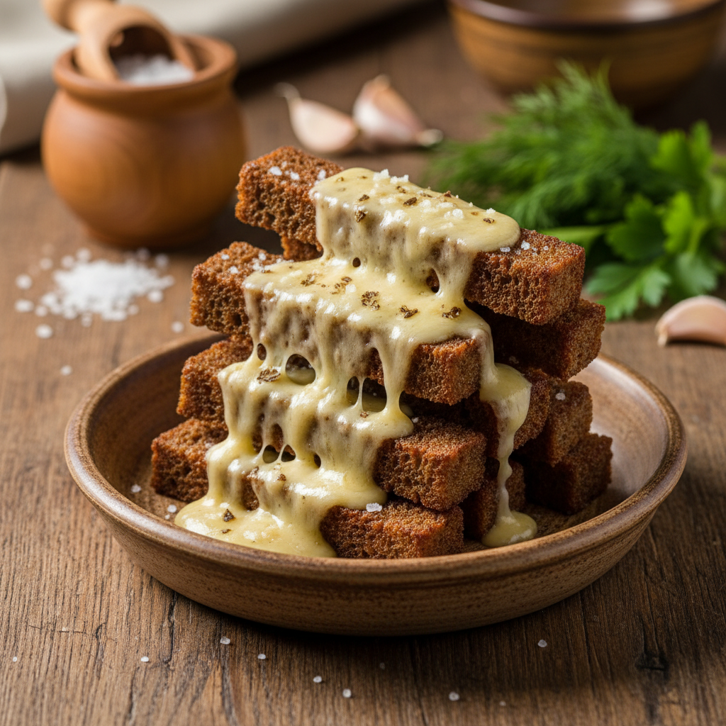 Kepta duona su sūriu kaip bare: viena sėkmės gudrybė